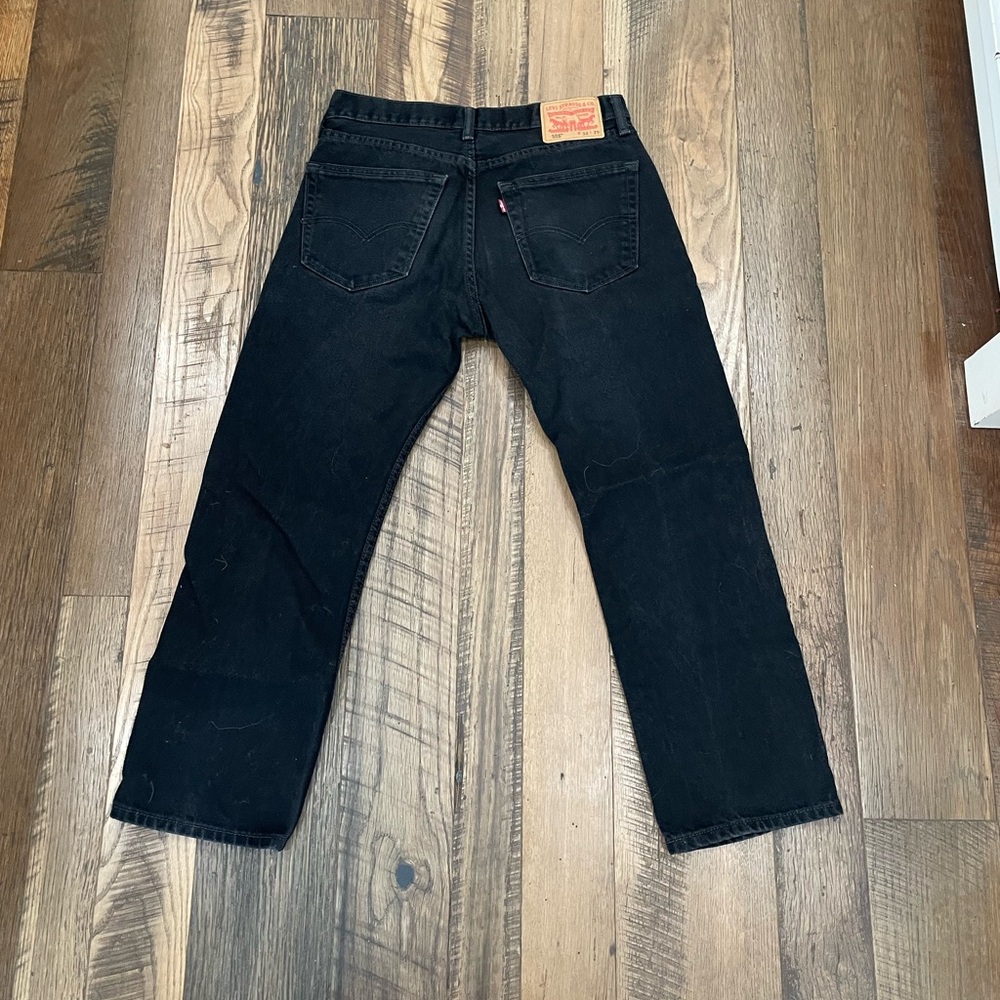 Levi Strauss Levi’s 505 black jeans men 32x29